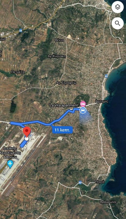 ארטמידה La Vita Apartments-Near Airport & Sea מראה חיצוני תמונה
